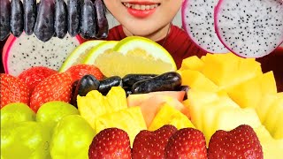 ASMR 과즙팡팡~신선한 과일먹방 *Assorted fruit eating show eating sound *โชว์กินผลไม้*Hoa quả*果物を食べる