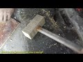 इस तरह बनाएं लकड़ी का हथौड़ा how to make a wood hammer mallet with hand tools