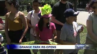 Grange Park reopens to much fanfare