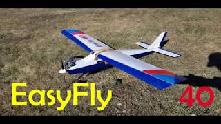 Hangar 9 Easy Fly 40 Enya SS 45 Rebuild and Maiden Flight