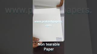 Non Tearable Paper Wholesaler