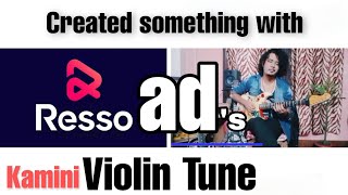 Guitar Improvisation on Resso music ad tune - resso ad song - Kamini