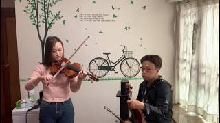 學了一年便能挑戰超難的小提琴二重奏 adult violin student can perform this in just one year study time