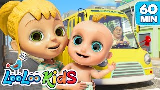 The Wheels on the Bus - Super Educational Songs for Children | LooLoo Kids