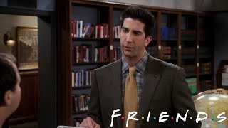 FRIENDS S07E07 The One with Ross's Library Book | Review