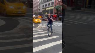 Unicycling in New York City #nyc #newyorkcity #unicycle #travel