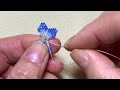 【ビーズで綴る花言葉365】how to make hydrangea with beads 紫陽花の作り方