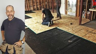 My Easy and Affordable Basement Subfloor System