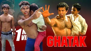 ye majdoor ka hath hai katiya | ghatak movie spoof | sunnydeol | hindi film dialogue