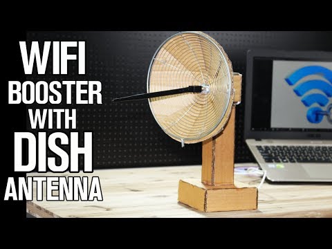 How To Make WIFI Booster with Dish Antenna How To Make WIFI Booster with Dish Antenna