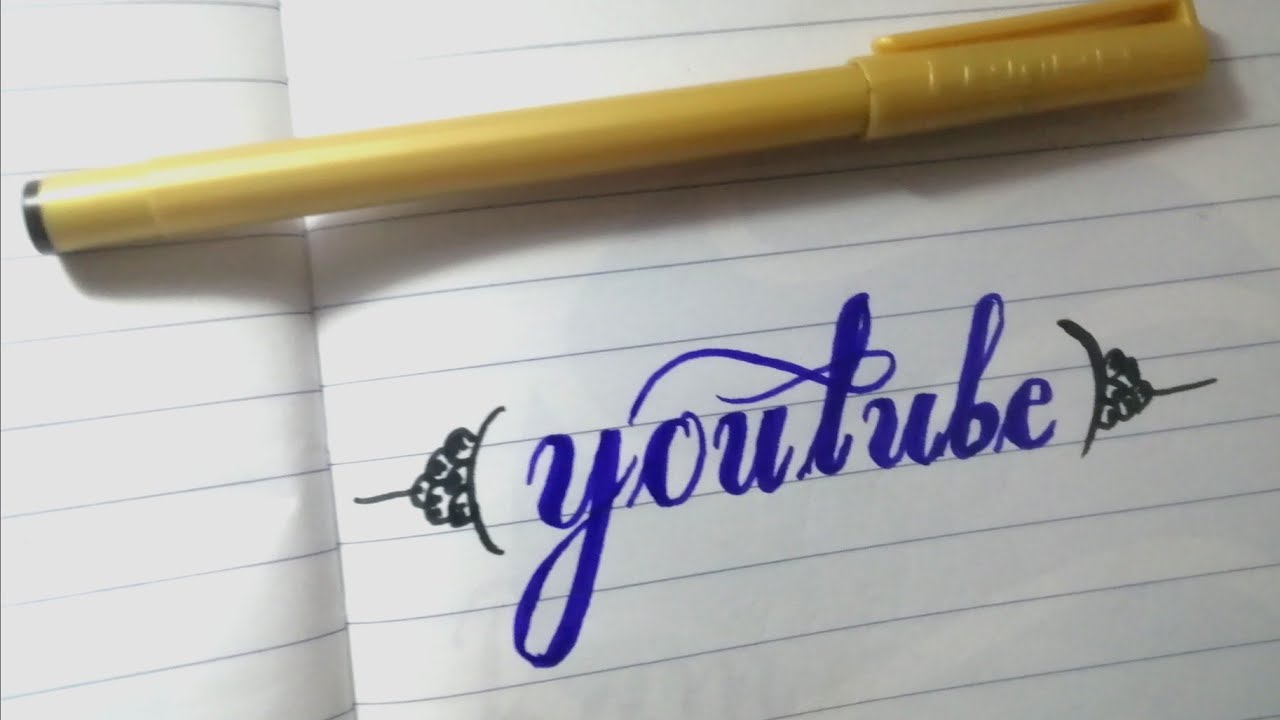 How To Write Name English Calligraphy With Marker ёяцл Youtube How To Write Name English Calligraphy With Marker ёяцл Youtube