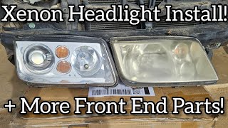 Upgrading my MK4 Bora/Jetta headlights to Xenons plus more front end goodies