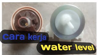 Cara kerja water level mesin Cuci