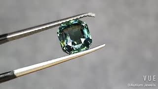 G307 Teal Sapphire Octagonal 2.45CT Mix cut Customisable, Singapore, Teal Gemstone, Sapphire