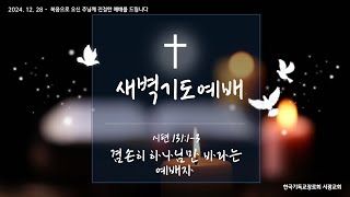 [2024 대림절 깊은 묵상]  2024. 12.  28/ 겸손히 하나님만 버라보는 예배자/ 시편 131:1 - 3/ 고요한 목사