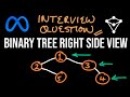 Binary Tree Right Side View - LeetCode 199 - JavaScript
