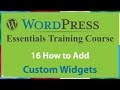 16 How to Create Custom Widgets in WordPress