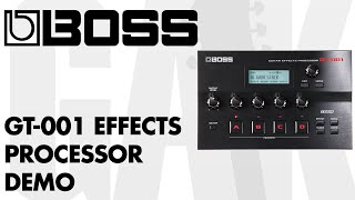 Boss - GT-001 Guitar Effects Processor Demo at GAK