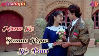 Nazar Ke Samne Jigar Ke Paas | Aashiqui | Rahul Roy, Anu Agarwal | BollyHD 1080p, 90's Love Song