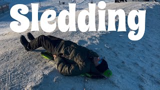 Sledding in Canada |  winter Fun Saskatoon Saskatchewan