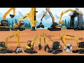 TYPES OF EXCAVATOR HEAVY EQUIPMENT | Rapid Impact Compactor, Straddle Carrier, Mulcher, Rocksaw, etc