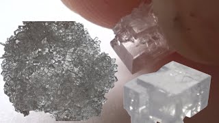 How To Make CRYSTALS ? | The Easiest TABLE SALT Method