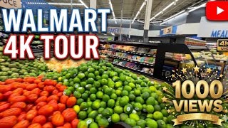 🛒 Walmart Supercenter 4K Walking Tour | Full Store Experience