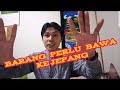 BARANG WAJIB DI BAWA KE JEPANG ||KENSHUSAI JAPAN||