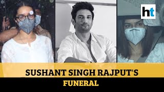 Sushant Singh Rajput funeral: Kriti Sanon, Shraddha Kapoor, others attend