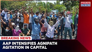 Agnipath Row: AAP Stages Protest Against Recruitment Scheme In Delhi | Latest News