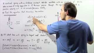 Simple Harmonic Motion Example # 3