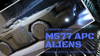 Aliens M577 APC Entrance scene - Full build diorama