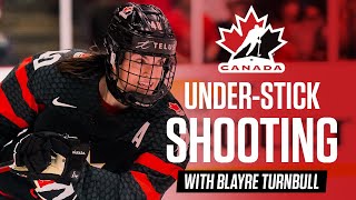 HC SKILLS SPOTLIGHT | Blayre Turnbull shows you how to get the puck on net with poor body position