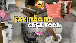 FAXINA DETALHADA NA CASA TODA😱| CASA LIMPÍSSIMA E ORGANIZADA | MOTIVAÇÃO DE LIMPEZA|🏠