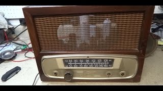 Repair of A 1950 Sparton 141XX AM FM Tube Radio