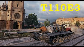 T110E3 с топовой броней. 10.5к урона, 5 фрагов. Разборки в банане.