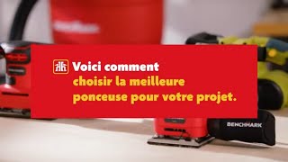 Voici comment choisir la #ponceuse qui convient à votre projet