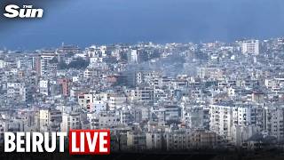 LIVE: Watch Beirut's skyline as Israeli air attack targets hotel