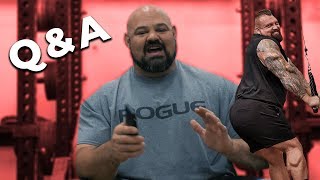 KISSING EDDIE HALL | GOING HULK MODE | QUESTION AND ANSWER