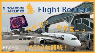 [偽・Flight Review] 開箱世界第一新加坡航空經濟艙 I took a Singapore Airlines Flight from Hong Kong to Singapore