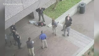 Man caught after bolting from Jefferson County courtroom, leaping over 2nd floor balcony