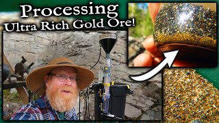 A pile of GOLD in this hard rock crush *Gold Drop Test*