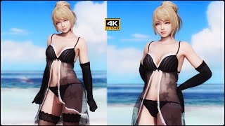 DOA 5 Yukino DOAXVV Black Lace mod 4K