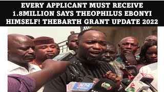 Theobarth grant disbursement update 2022 | Claim Money