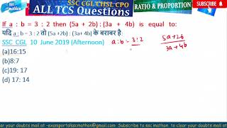 If a : b = 3 : 2 then (5a + 2b) : (3a + 4b) is equal to: