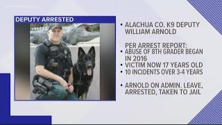 Alachua deputy arrested for alleged ongoing sexual relationship with minor