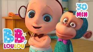 Cinq Petits Singes - Comptines et chansons pour enfants | BB LouLou