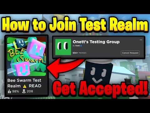 How to get *ACCEPTED* into the Bee Swarm Test Realm! | Complete Tutorial