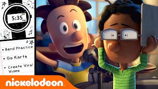 An Entire Day with BIG NATE! ☀️ Hour by Hour | Nickelodeon Cartoon Universe