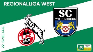 Drei Punkte in Unterzahl I 1. FC Köln II - SC Wiedenbrück I RL West